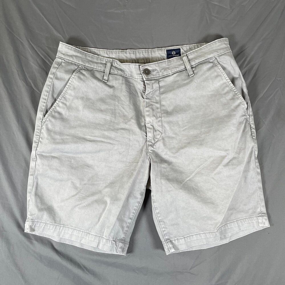 AG Adriano Goldschmied The Wanderer Shorts Men's Size 35 Gray Slim Trouser